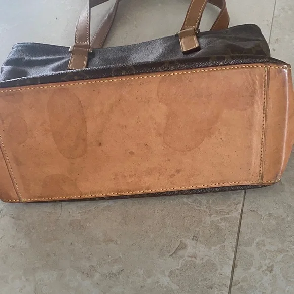 Louis Vuitton Dark Brown Monogram Tote - Picture 2 of 11